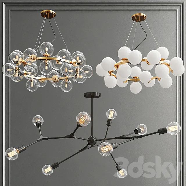 Maytoni and Trazos Chandelier 3DS Max Model