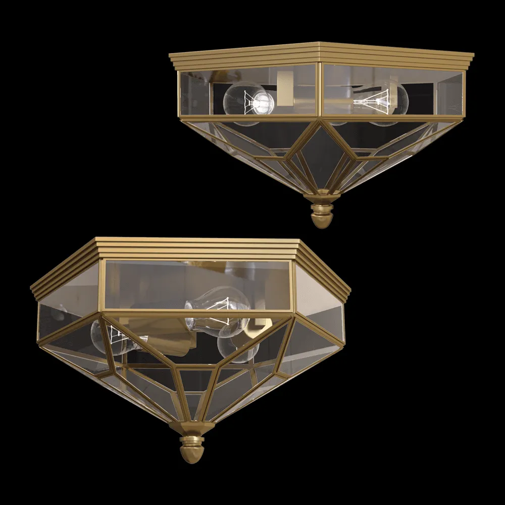 Maytoni – Ceiling lamp Zeil H356-CL-03-BZ 3ds Max