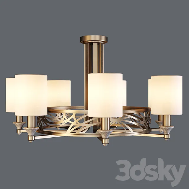 Maytoni: Ceiling Lamps – Vittoria (H004-CL-07-BG) 3DSMax File