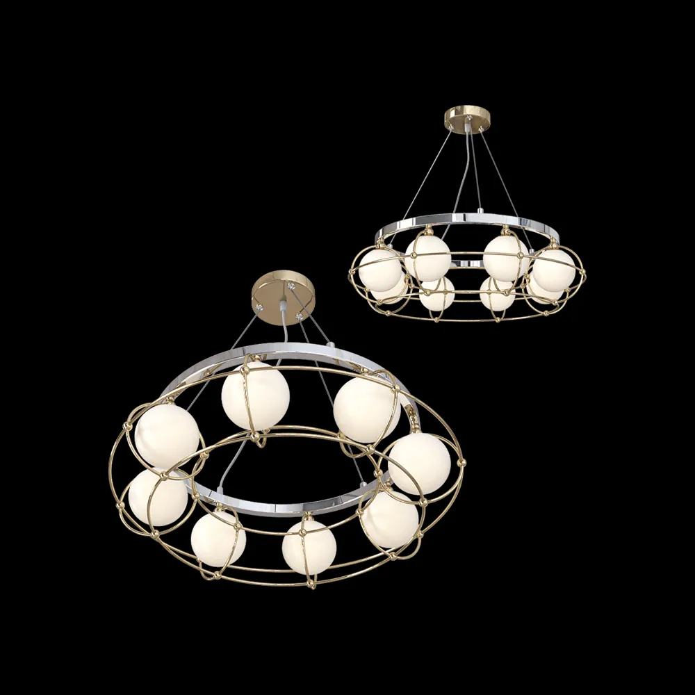 Maytoni – Chandelier Carcass MOD312PL-08GCH 3ds Max