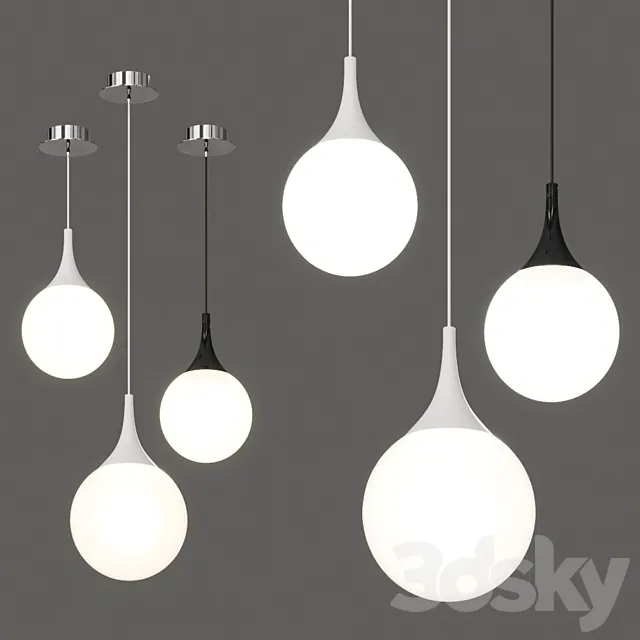 Maytoni Dewdrop Pendant Lamps 3ds Max