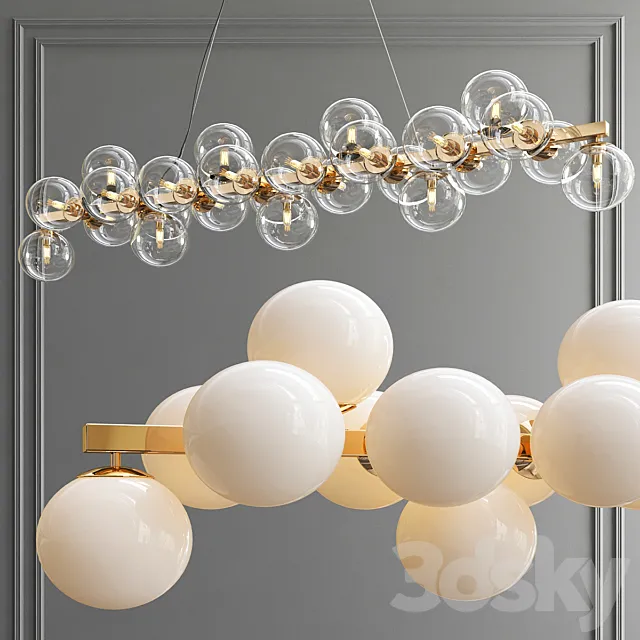 Maytoni Linear Pendant Lamp Dallas 3DS Max Model