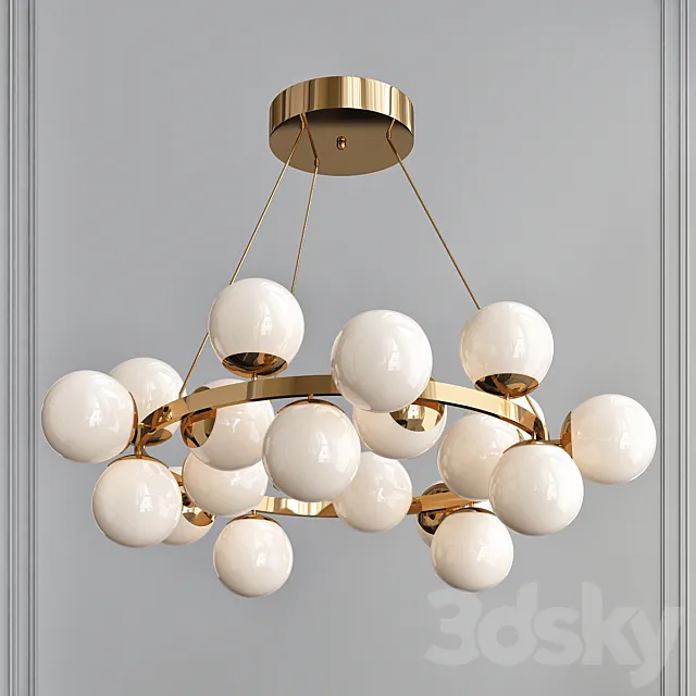 Maytoni MOD548PL-25G Dallas 3ds Max