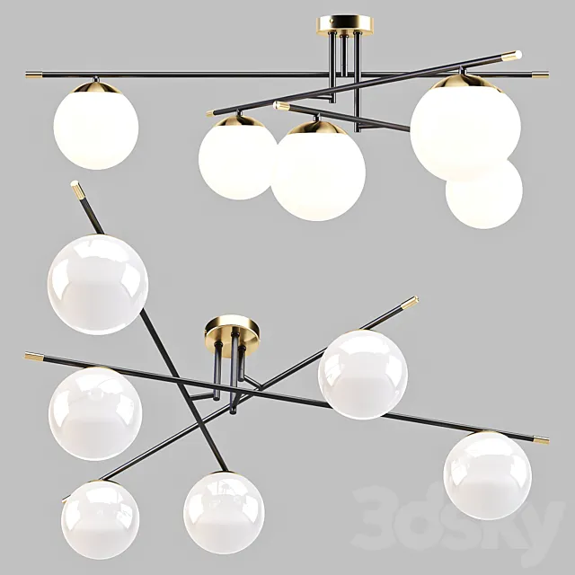Maytoni: Nostalgia (MOD048CL-06G) – Ceiling Lamp 3DS Max Model