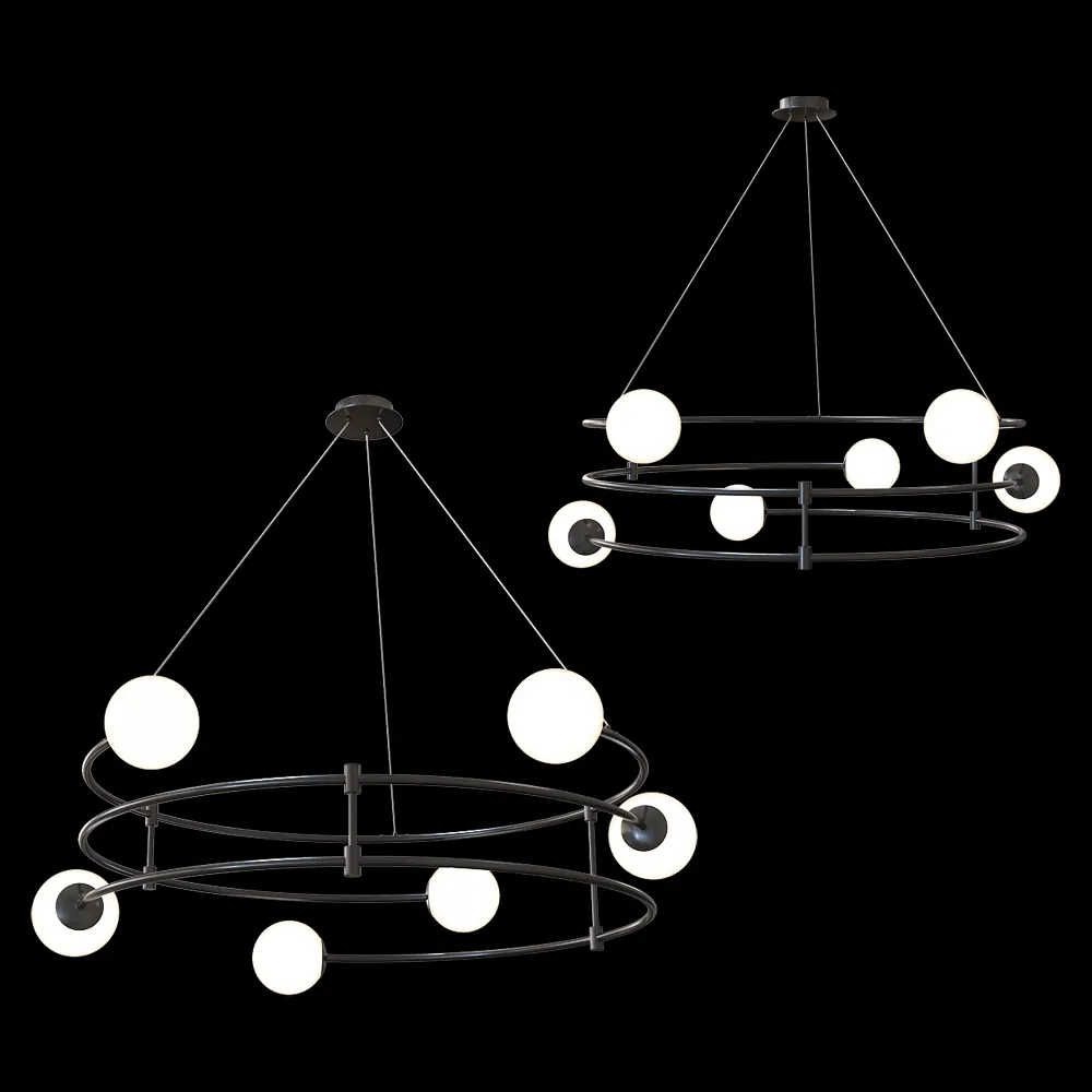 Maytoni – Pendant lamp Balance MOD317PL-06B 3ds Max