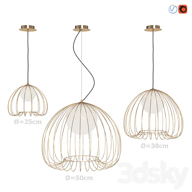 Maytoni Polly Pendant Lamp 3ds Max