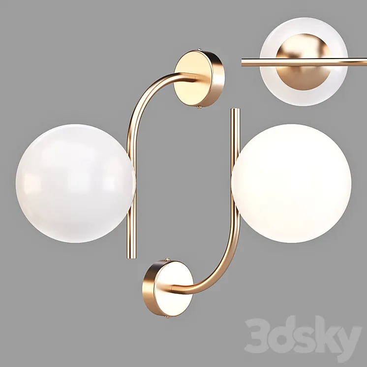 Maytoni: Rendez-Vous (MOD109Wl-01BS) – Wall Lamp 3DS Max