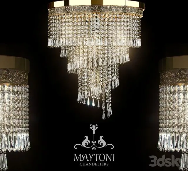 Maytoni T522-PT40-50-(G) 3dsMax Model