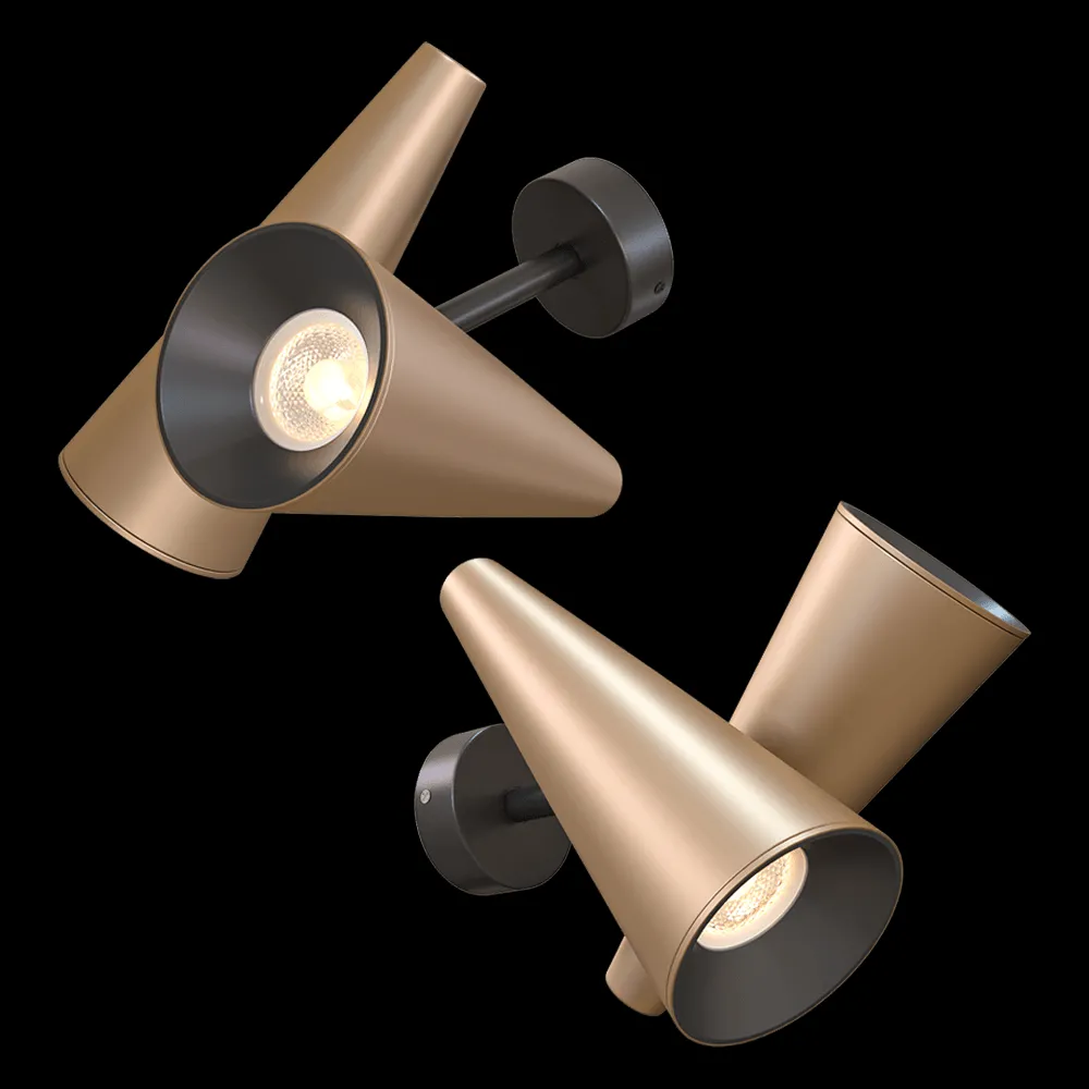 Maytoni – Wall lamp Giro MOD095WL-02BS 3ds Max