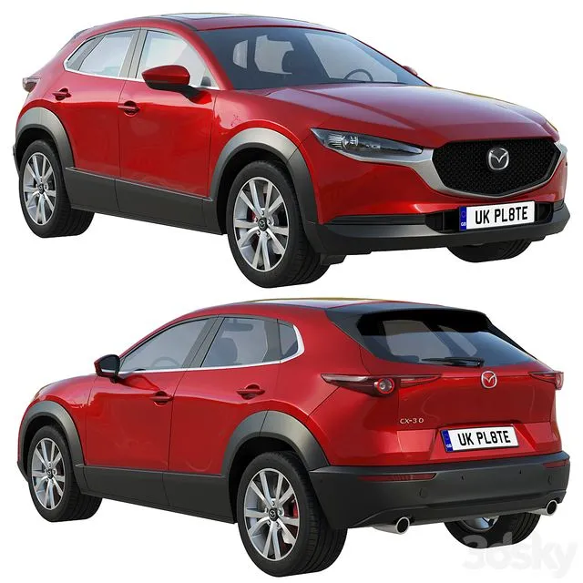 Mazda CX-30 3dsMax Model