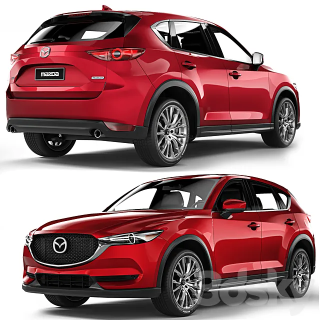 Mazda CX-5 2017 3dsMax Model