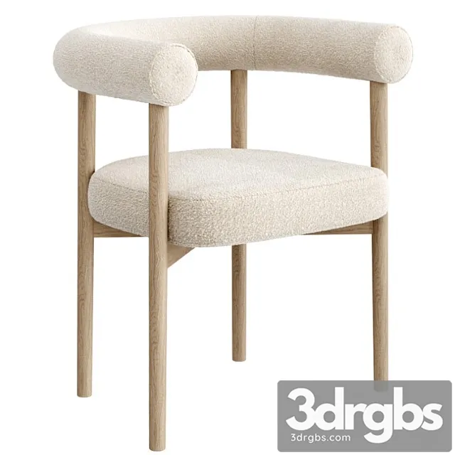 Mazz boucle dining chair by leanne ford