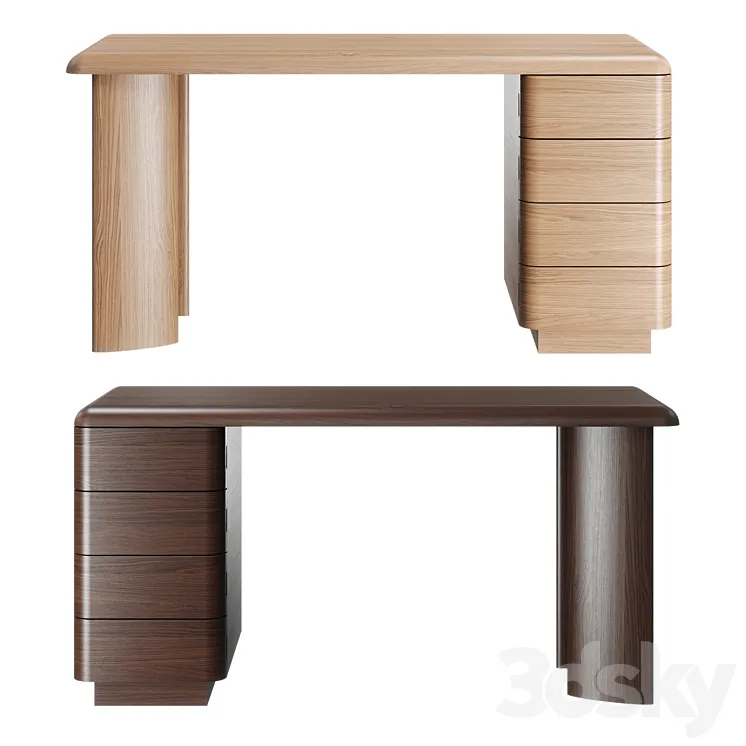 McGuire furniture – Column desk 3DS Max
