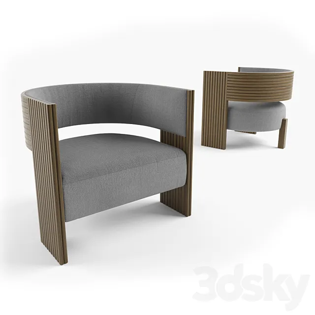 Mcguire Kanan Lounge Chair 3DS Max Model