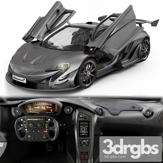 Mclaren P1 Black 3dsmax Download