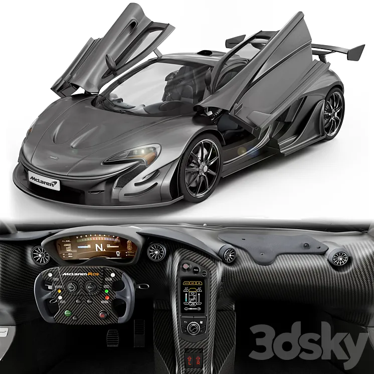 McLaren_P1 3DS Max Model