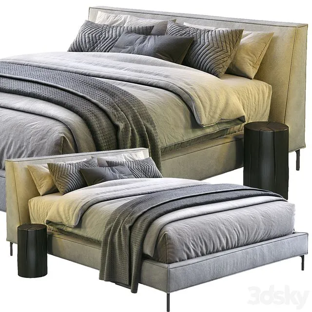 Md House Bed CLOVER 3dsMax Model