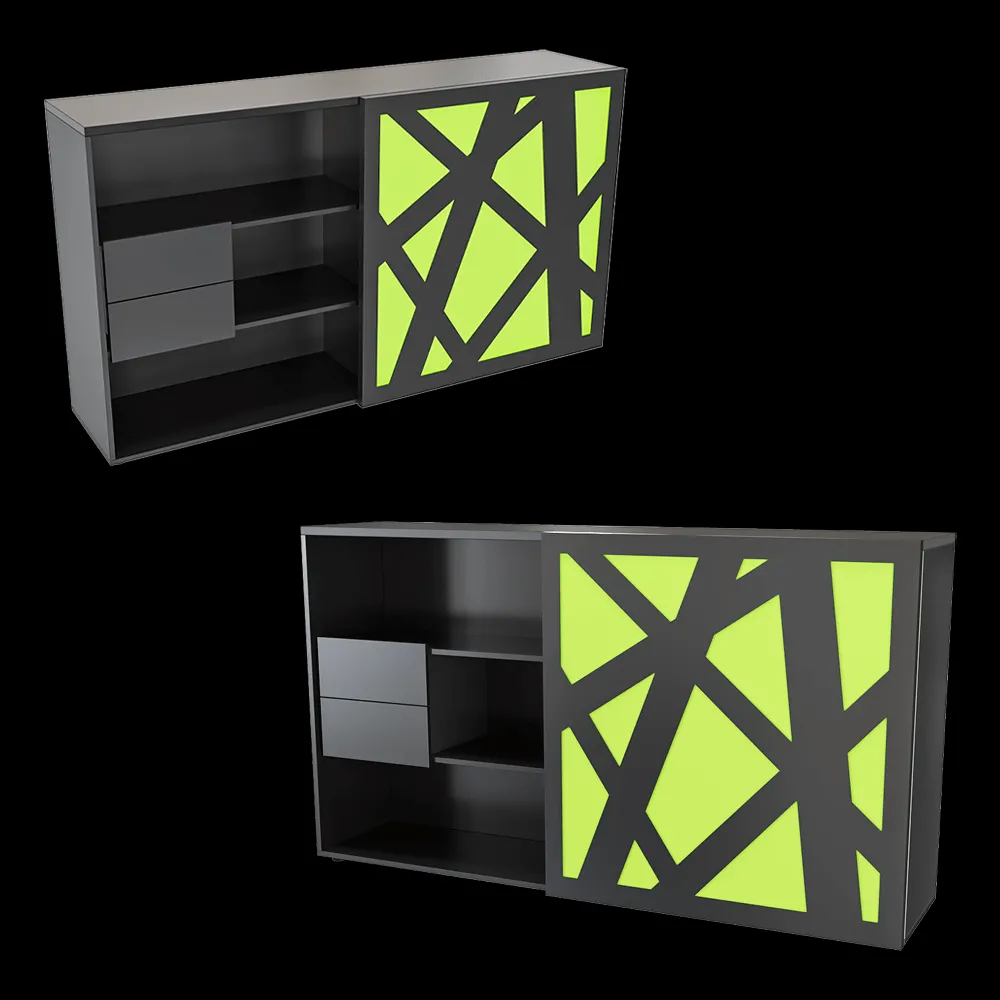 MDD – Cabinet Zig-Zag 3ds Max