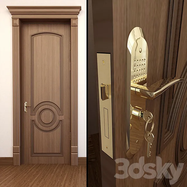 MDF doors №1 3ds Max