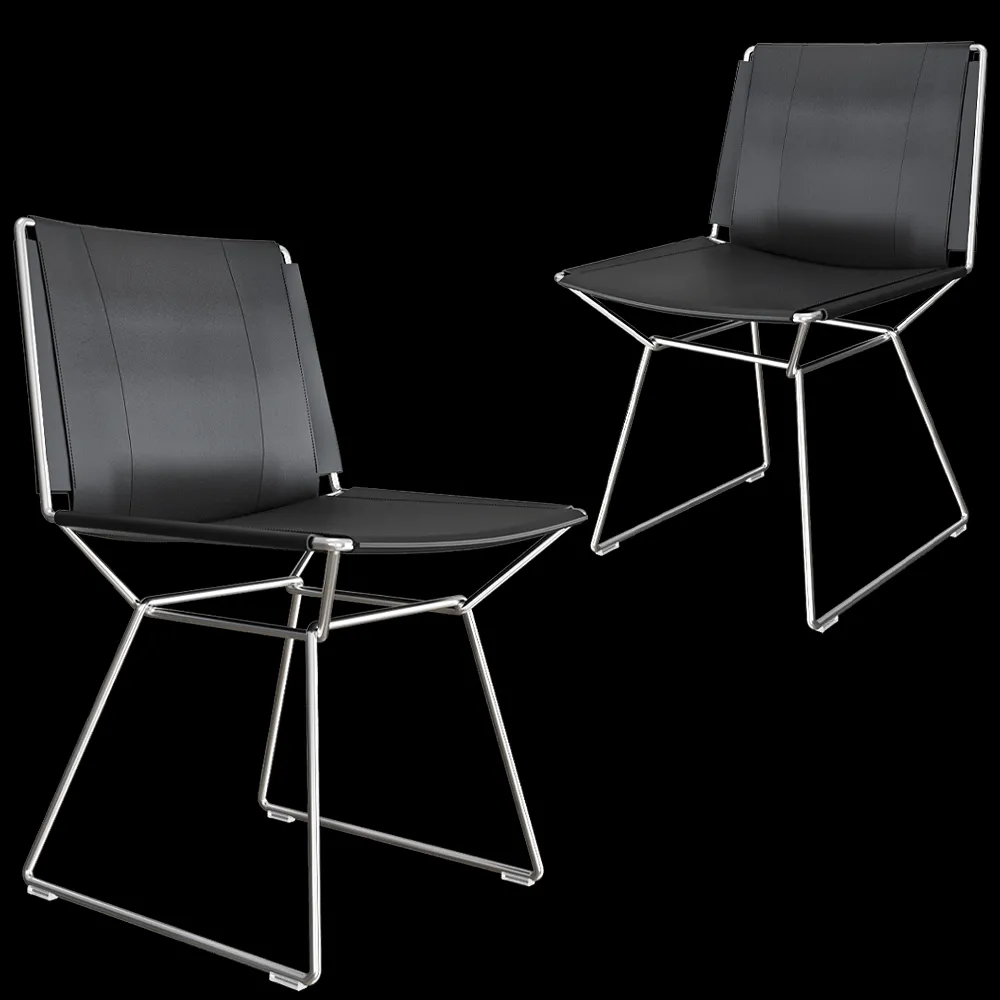 MDF Italia – Chair Nail Leather 3ds Max