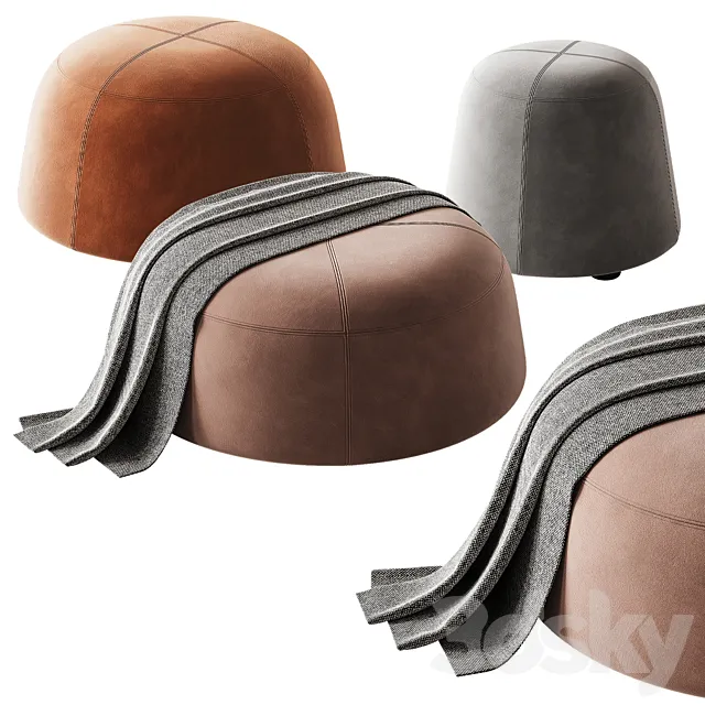 MDF Italia FUJI pouf 3ds Max