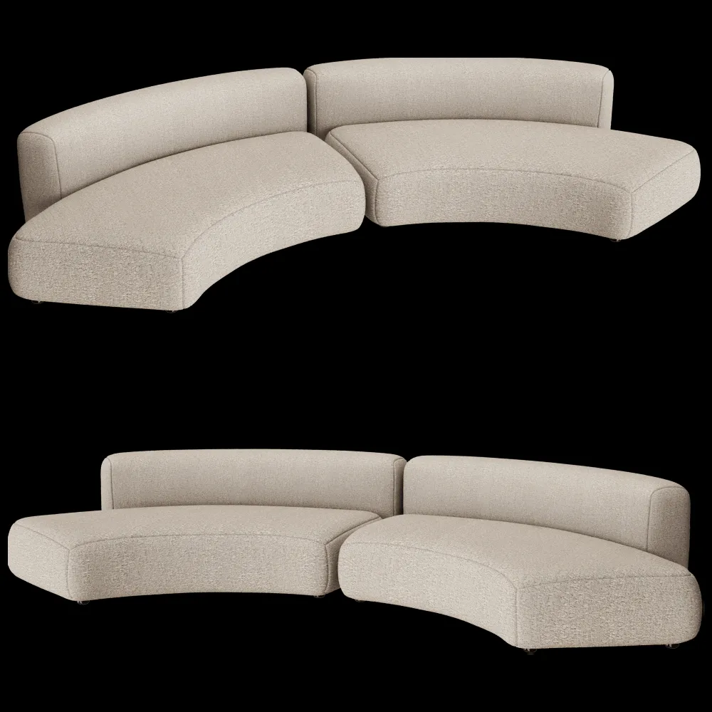 MDF Italia – Sofa COZY CURVE 3ds Max