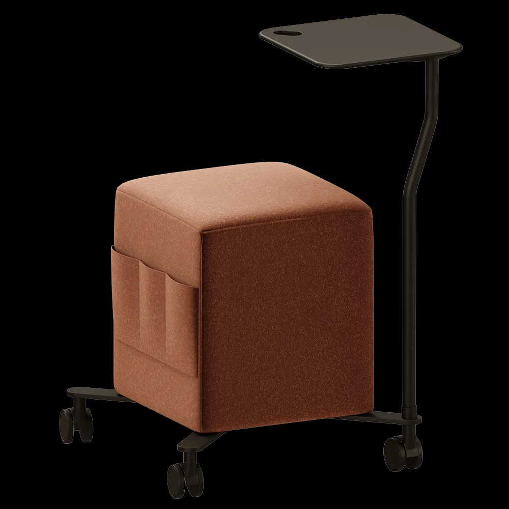 MDF Italia – Stool on casters 3ds Max