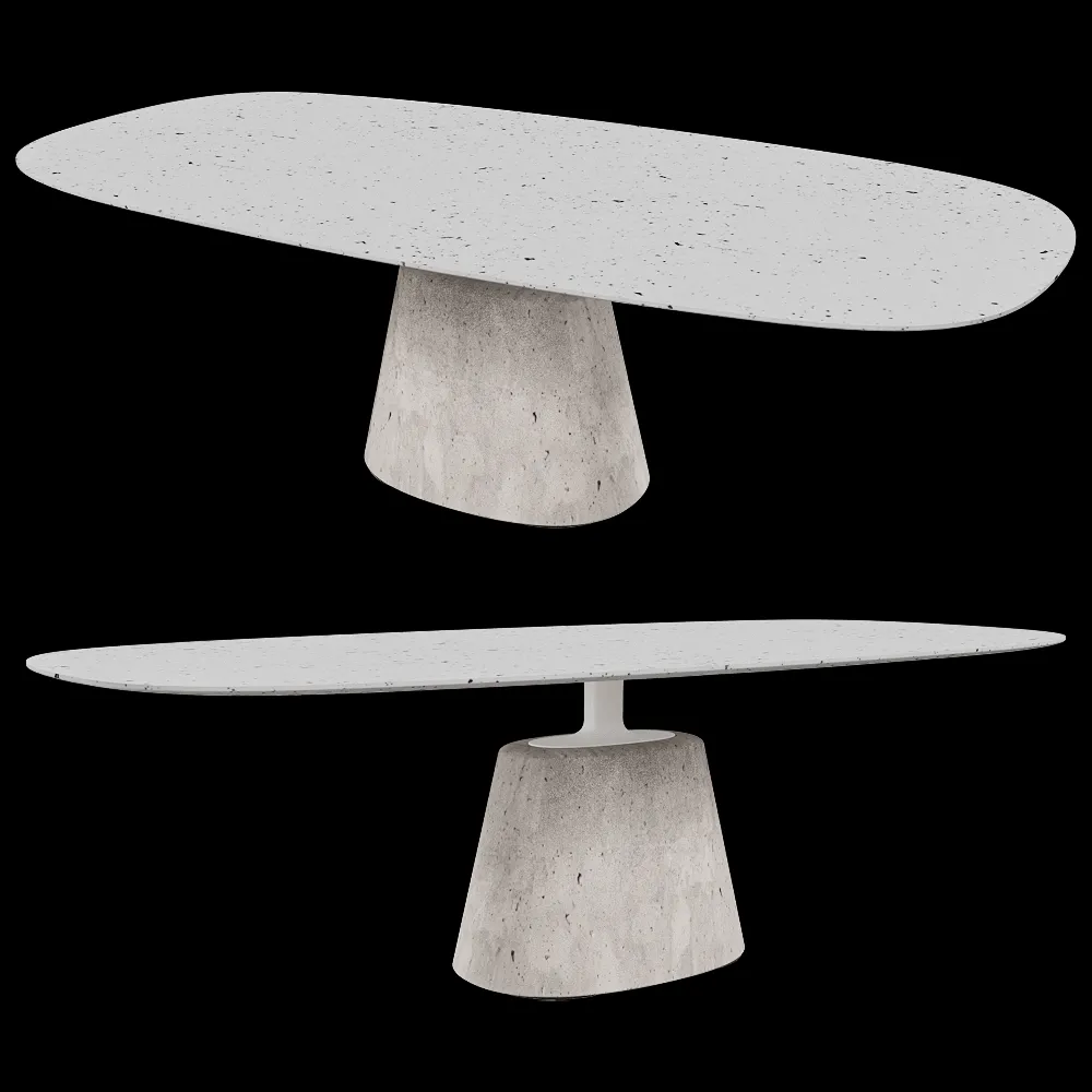 MDF Italia – Table MAXI ROCK 3ds Max