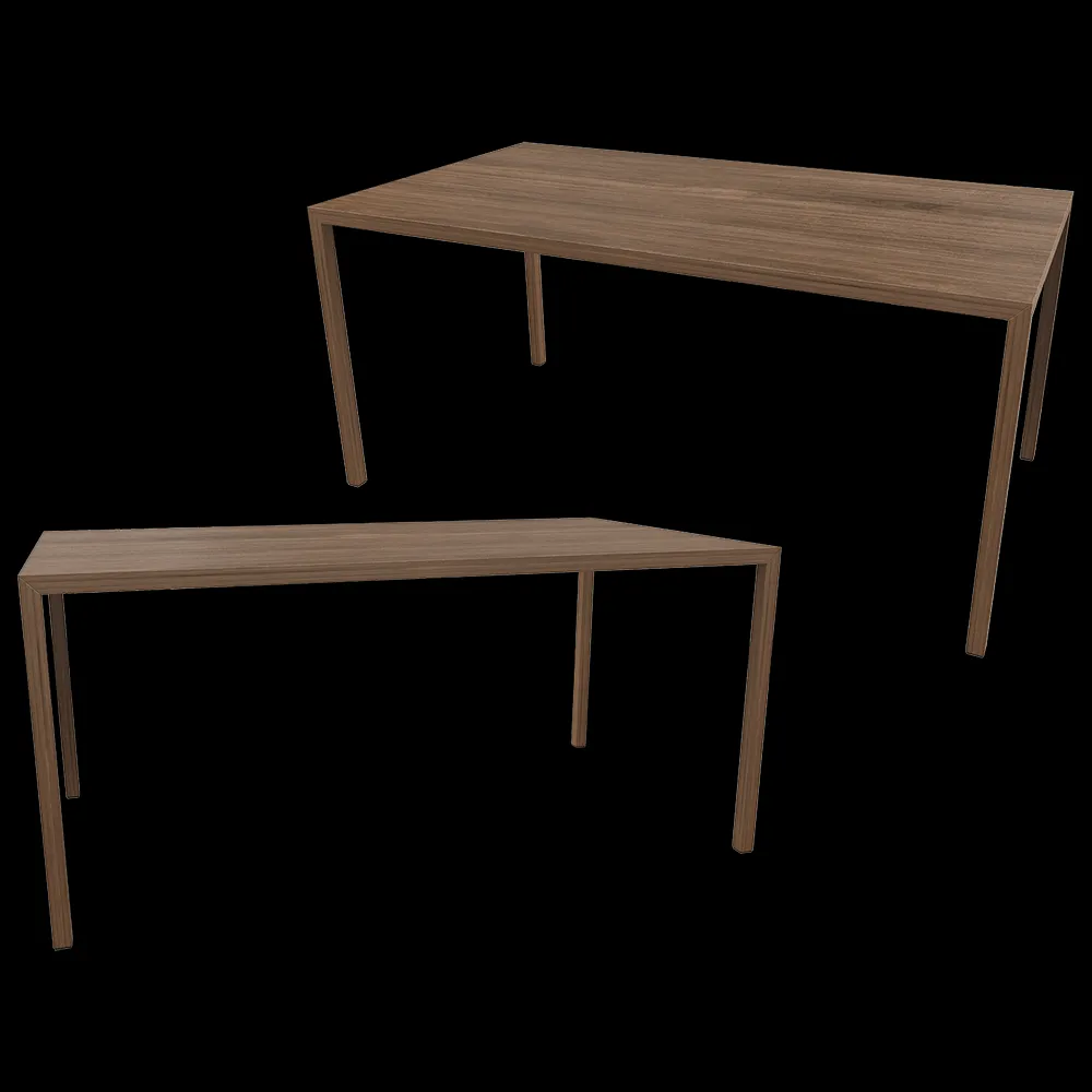MDF Italia – Table TENSE WOOD 3ds Max
