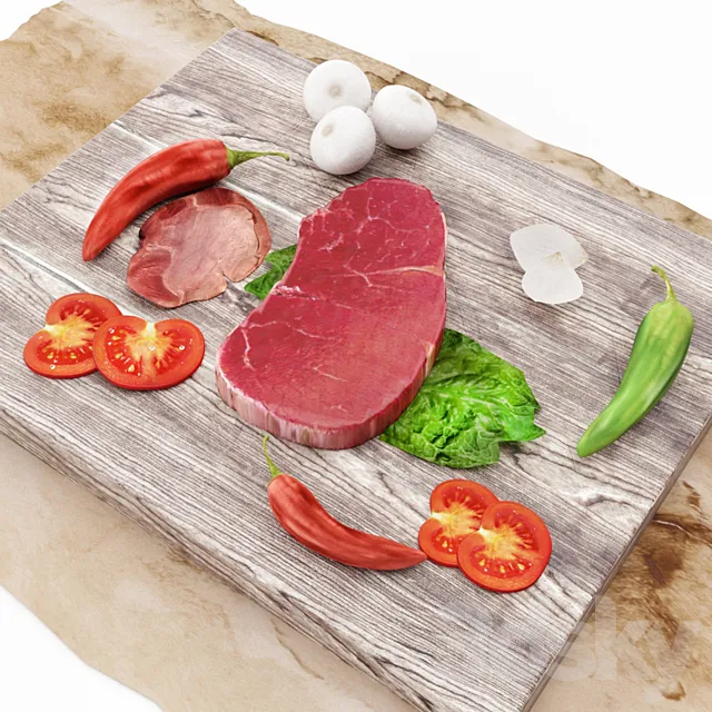 Meat steak 3DSMax File