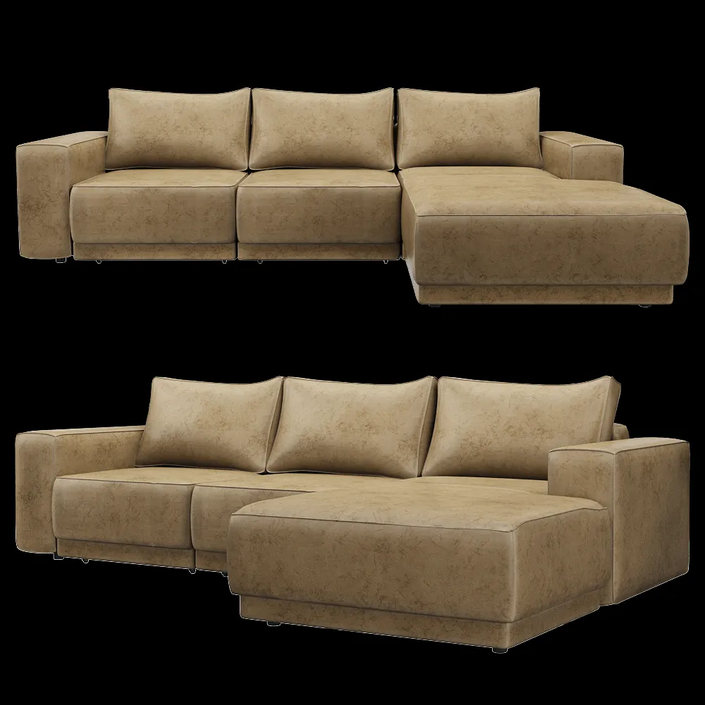 Mechanics of Light  – Corner sofa Texas 3ds Max