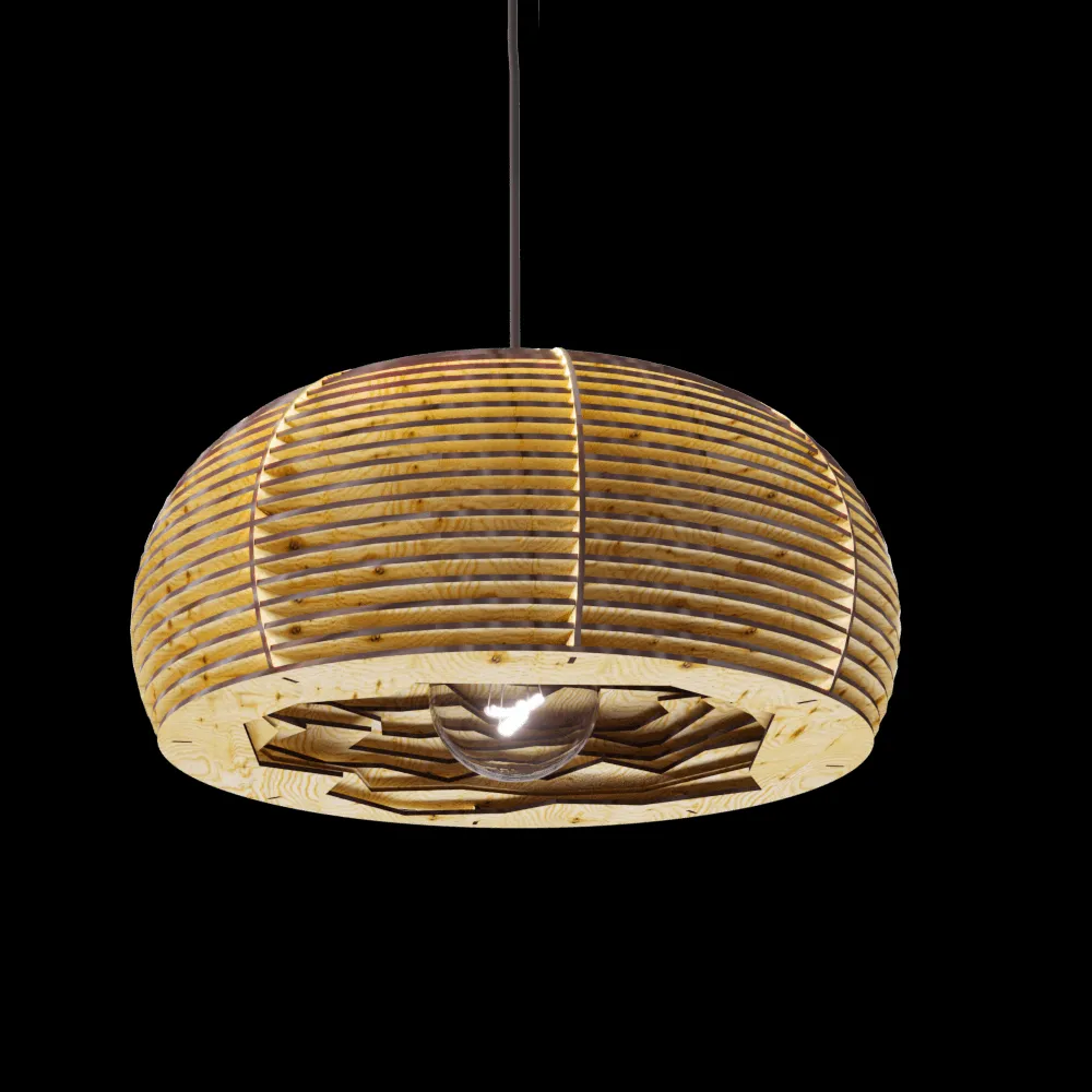 Mechanics of Light  – Pendant lamp Grot 400 3ds Max