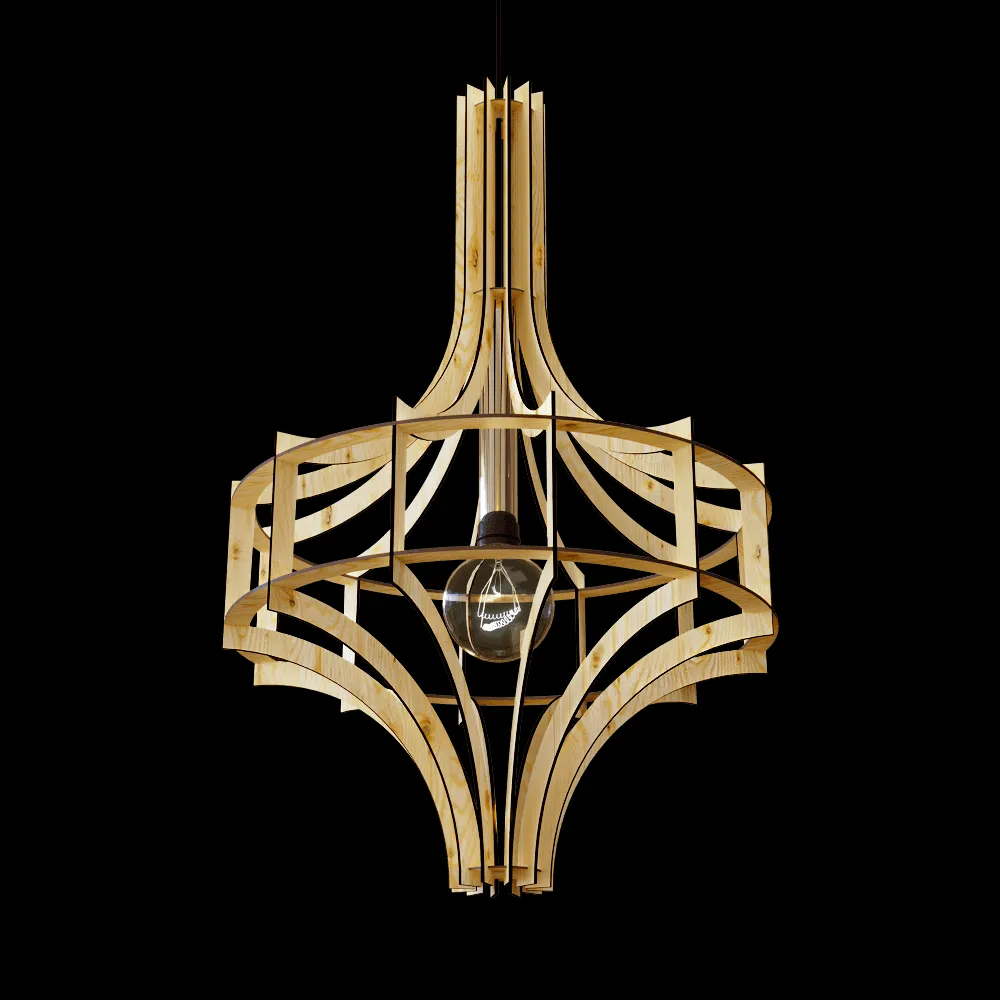 Mechanics of Light  – Pendant lamp Lord II 3ds Max