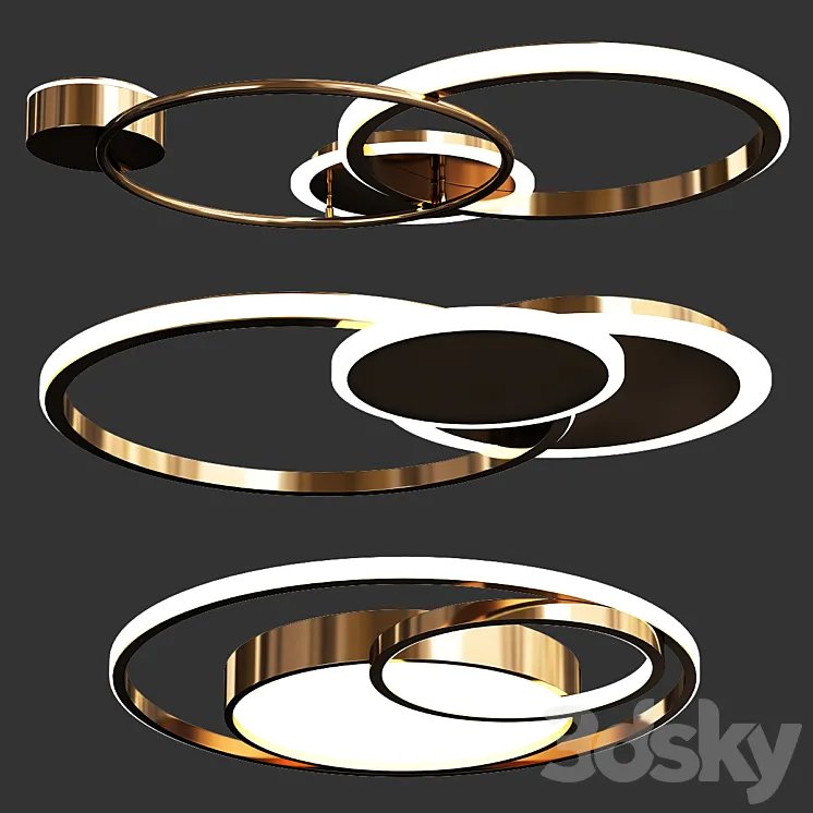 Medea ceiling lamp collection 3DS Max