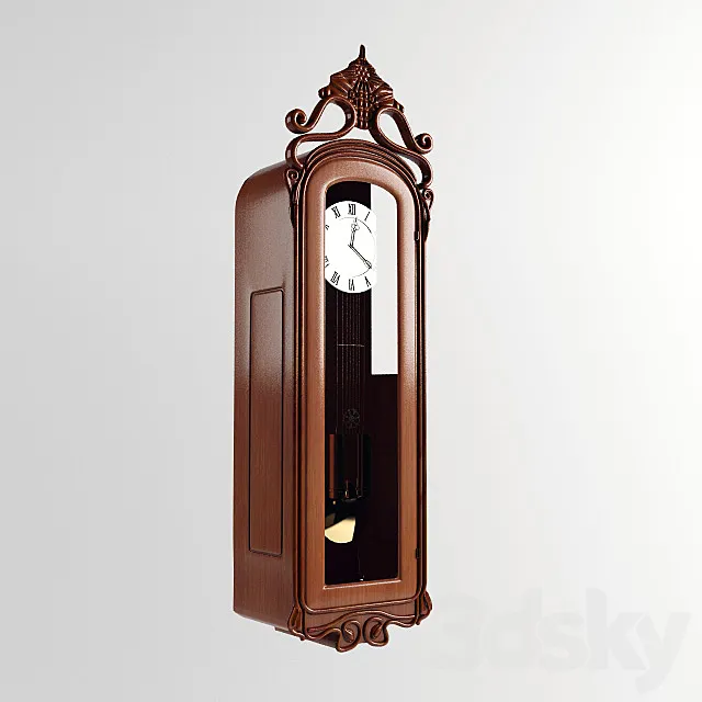 Medea Liberty Grandfather Clock 896 3DS Max Model