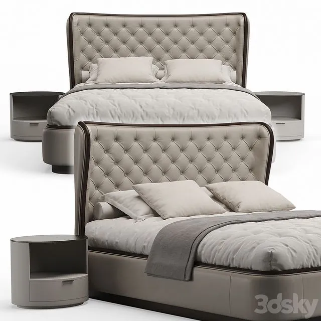 Medea Lifestyle 1905 Margot Bed 3dsMax Model