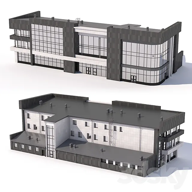 Medical Center 3DS Max Model