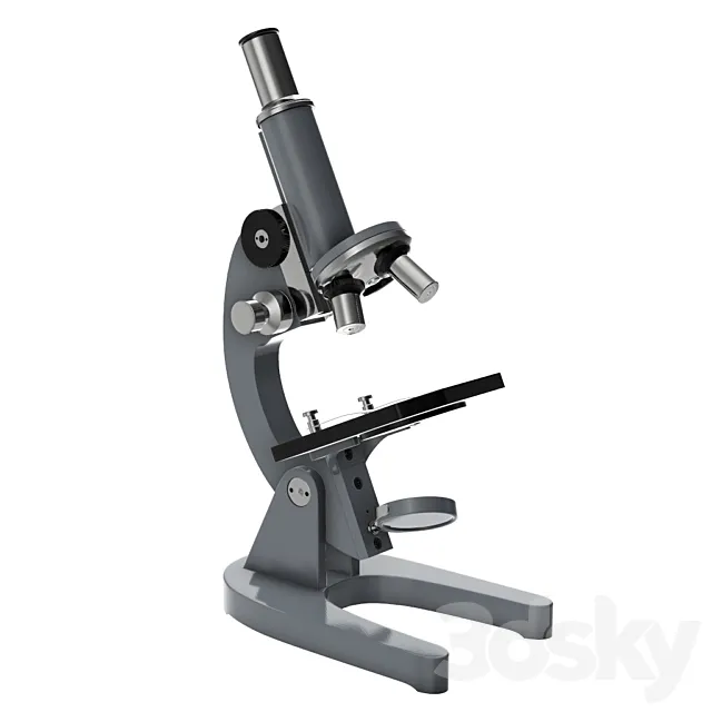 Medicine Microscope 3ds Max