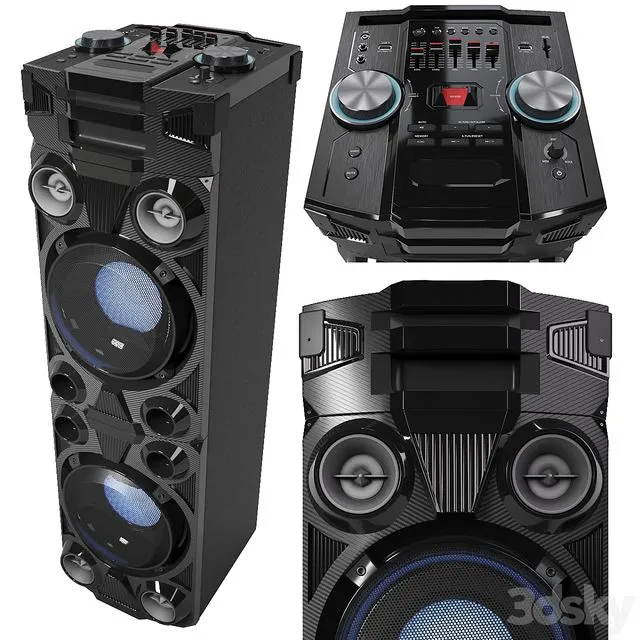 Medion Life X67015 Party-Soundsystem 3dsMax Model