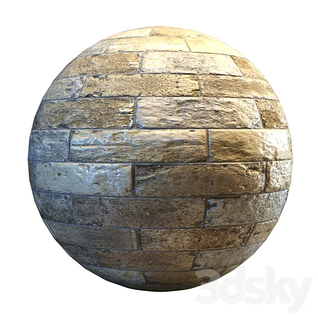 medival stone material 3DS Max Model