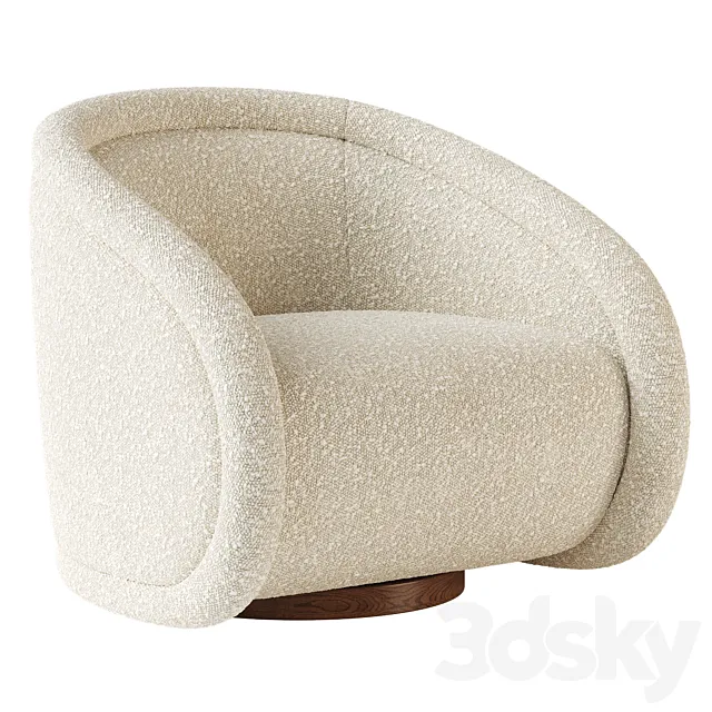 Medoc Swivel Chair 3ds Max