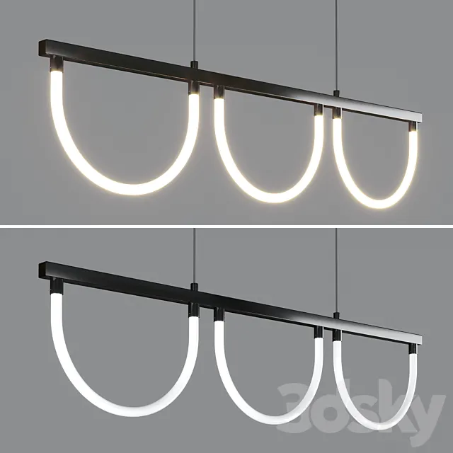 Meego lighting modern led pendant lamp 3ds Max