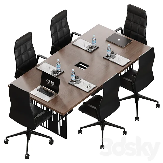 meeting table 3ds Max