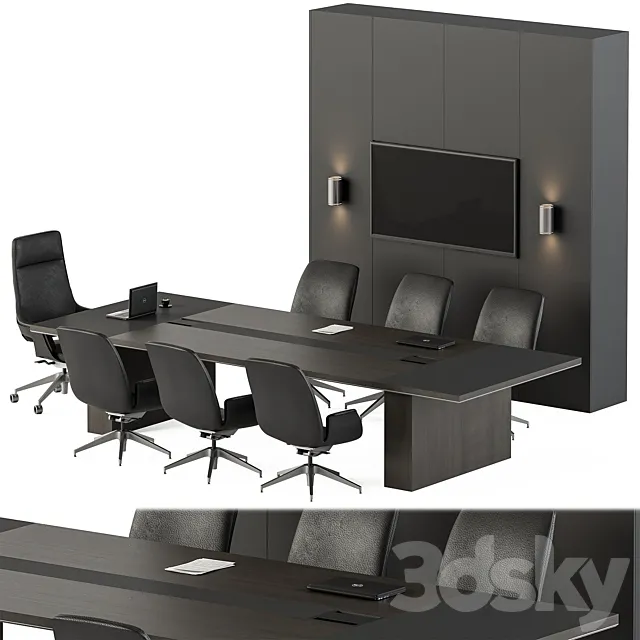 Meeting Table – Office Furniture 362 3ds Max