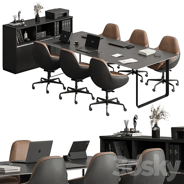 Meeting Table – Office Furniture 434 3ds Max