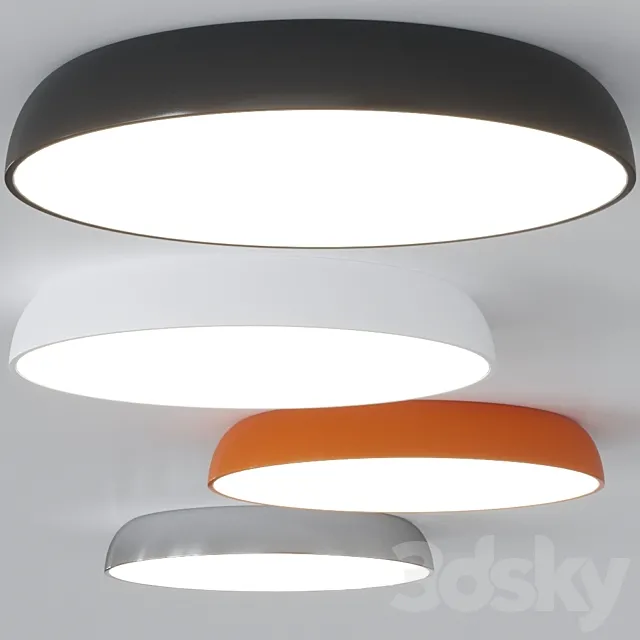 MEGA LED By Faro Barcelona Ceiling lamp 3DS Max Model