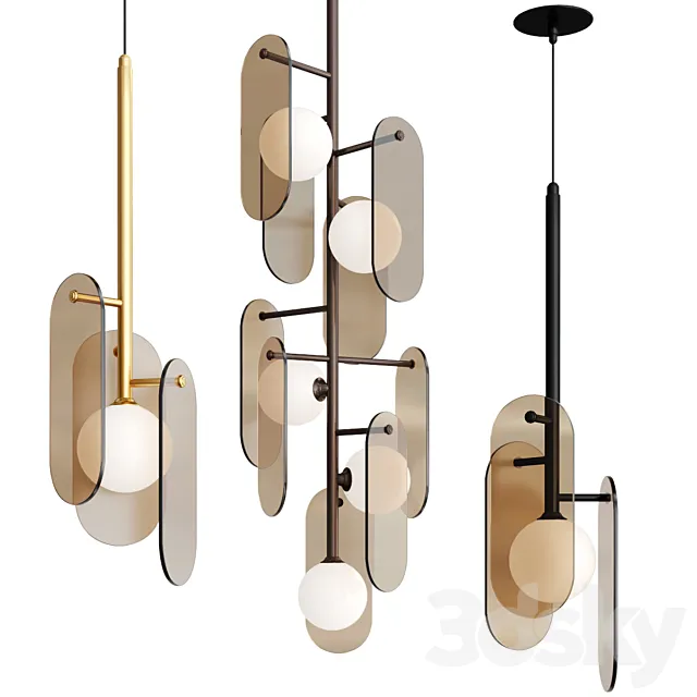 MEGALITH pendant lamp 3ds Max