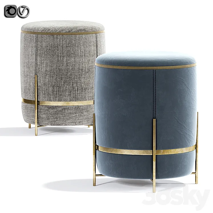 Melange stool 02 3DS Max