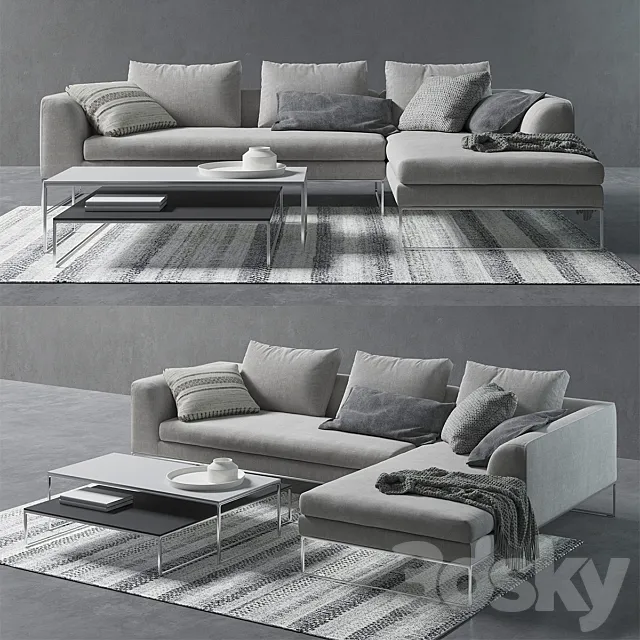 Mell Cor Sofa 3DS Max Model