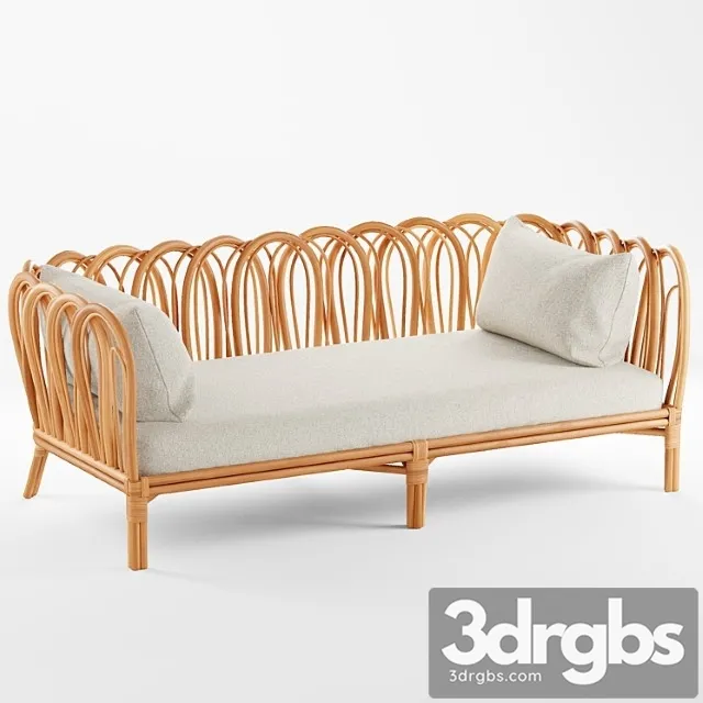 Melody Rattan Daybed 3dsmax Download